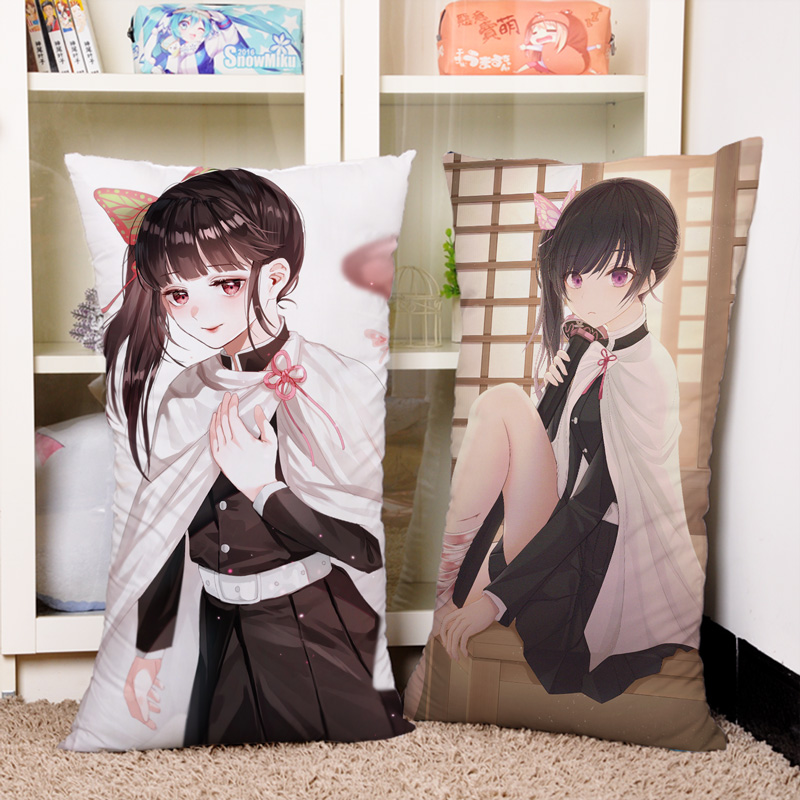 鬼灭花落香奈之刃动漫定制睡觉抱枕长条靠垫动漫毛绒
