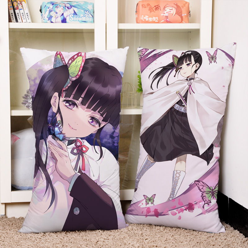 鬼灭花落香奈之刃动漫定制睡觉抱枕长条靠垫动漫毛绒