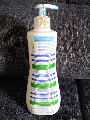 妙思乐新生儿沐浴露法国mustela婴儿洗发水500ml宝宝二合一沐浴乳