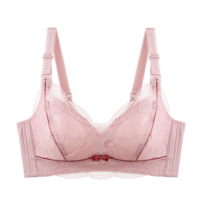 天然胸罩文胸罩e75f80f85f90f罩杯内衣乳胶聚拢显小大胸文胸