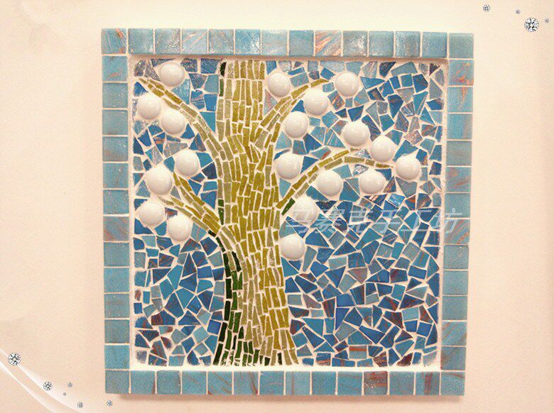 促销diy个性实用礼物活动现场创意马赛克手工现代装饰画