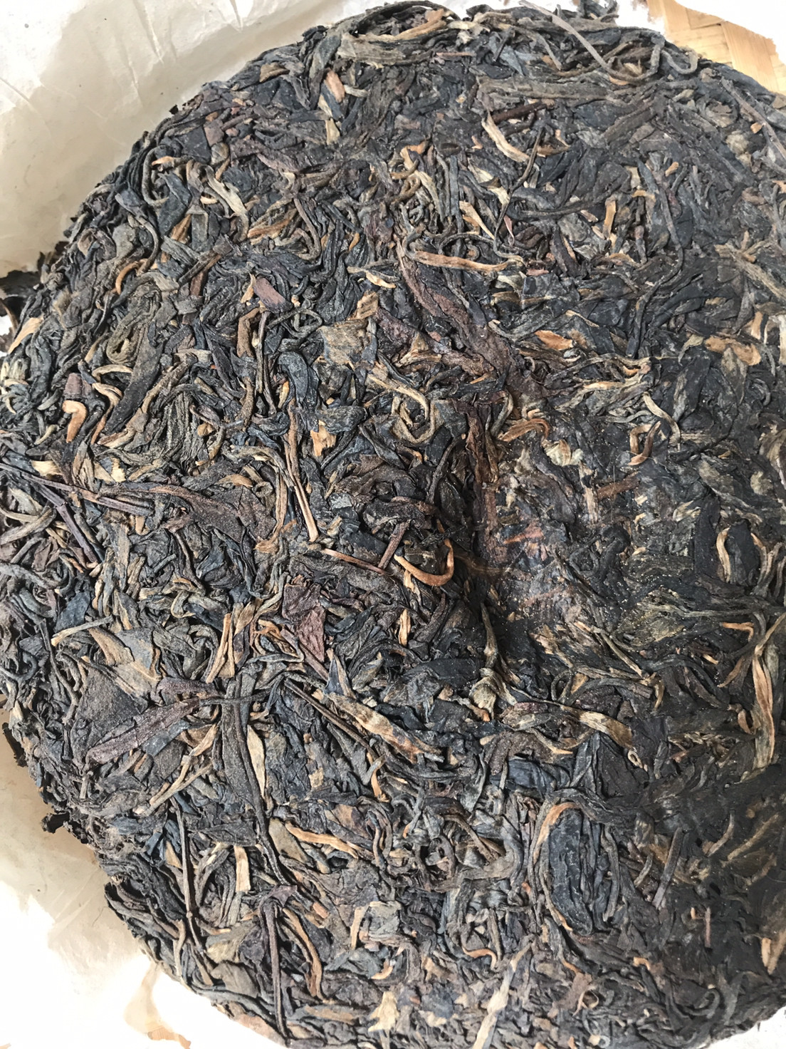 农产品基诺山古攸乐茶山茶饼陈年普洱茶七子普洱