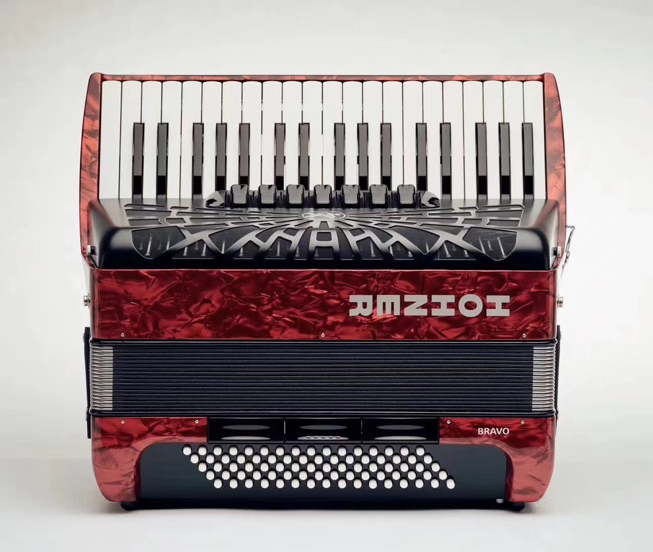 2020款德国hohner霍纳三排贝司手风琴手风琴