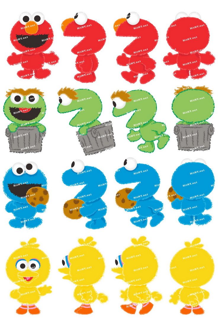 小号f000504芝麻街sesamestreet早教英文笔记本旅行箱贴纸笔记本个性