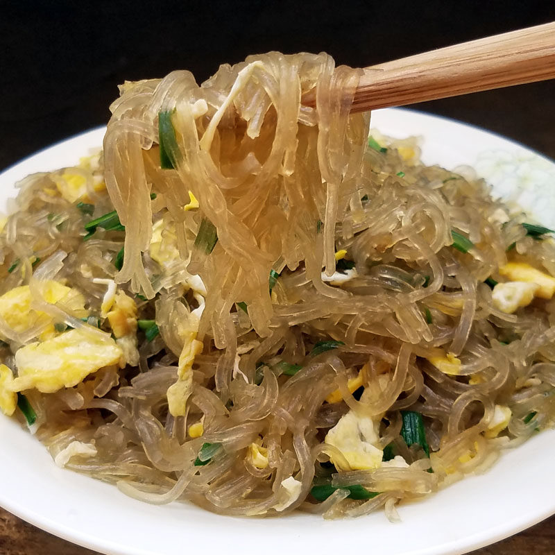 正宗农家纯手工红薯粉丝临安番薯面细地瓜粉条无添加2.5斤 包邮