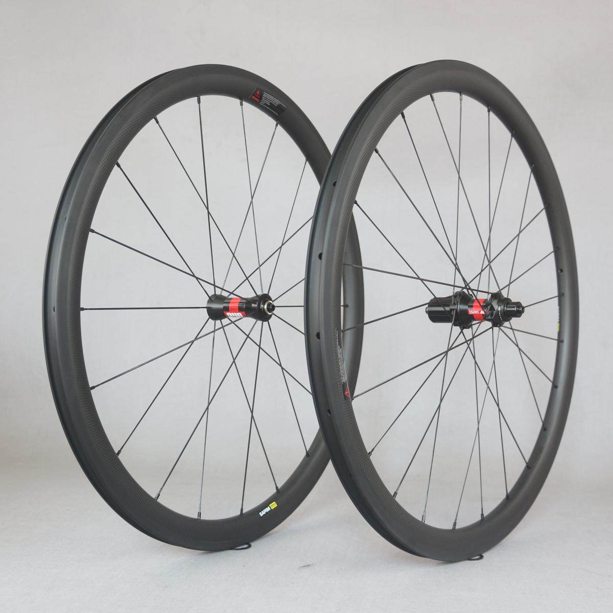 seraph品牌dt240s花鼓38c公路700c3k平纹哑光碳刀自行车轮组