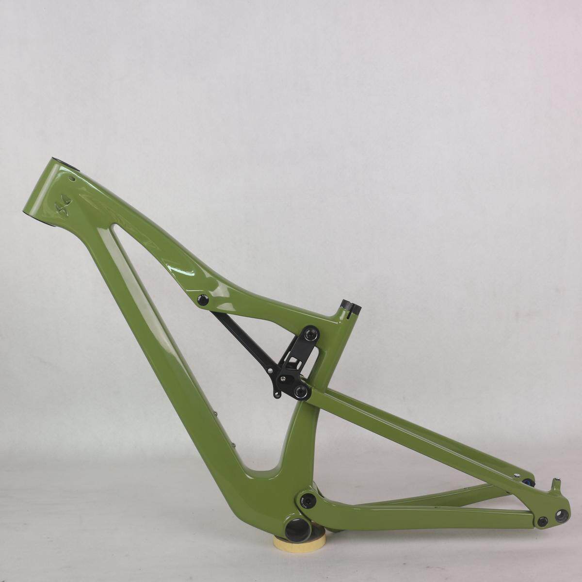 车架seraph碳架m18军绿27529寸软尾越野越野车自行车车架