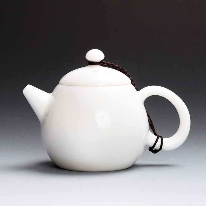 还真品牌德化中国白瓷茶壶龙旦壶陶瓷功夫功夫茶茶壶