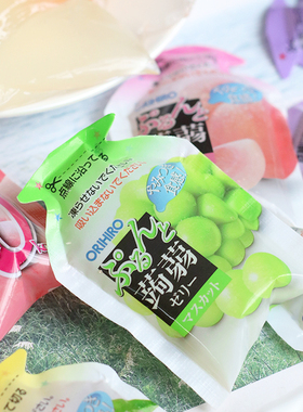 4袋装 日本进口orihiro立喜乐蒟蒻果冻0卡低脂魔芋可吸果汁布丁哆哩咪