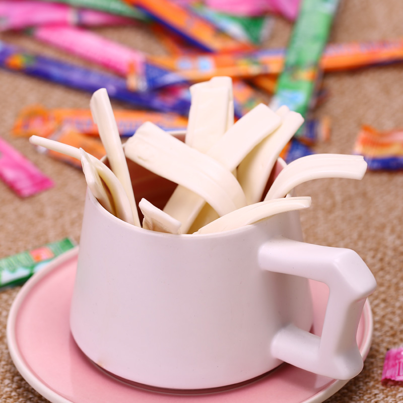 流口水酸奶棒100支80后90后怀旧零食糖果酸奶糖奶味儿童零食奶糖