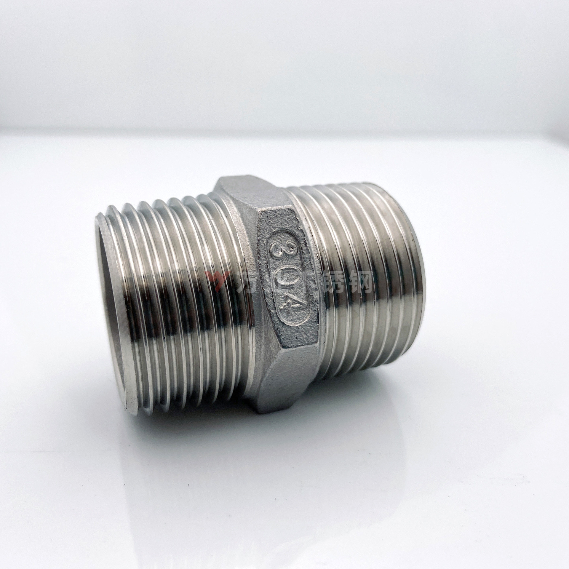 接头不锈钢六角外丝直接铸造管道道管箍束节直通接头