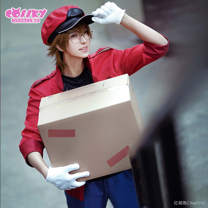 coscossky工作细胞black红细胞红血球白细胞cospaly服装cosplay男装