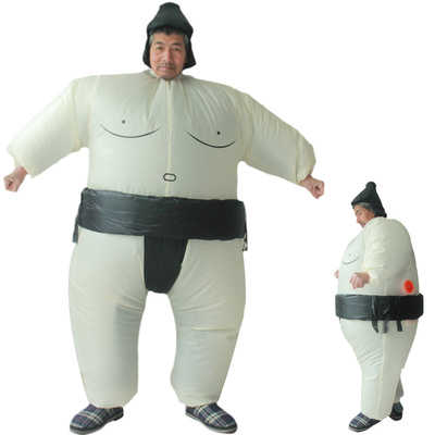 愚人节搞笑充气相扑服装亲子游戏活动派对衣服胖子道具服饰