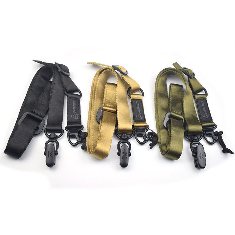 水弹95枪单点战术背带美式三角多功能双点任务绳胸双肩腰封斜跨带
