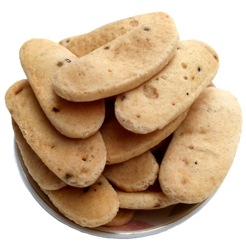 【糯米】水磨年糕干盐炒零食糯米粳米特产年糕胖炒货甜年糕片