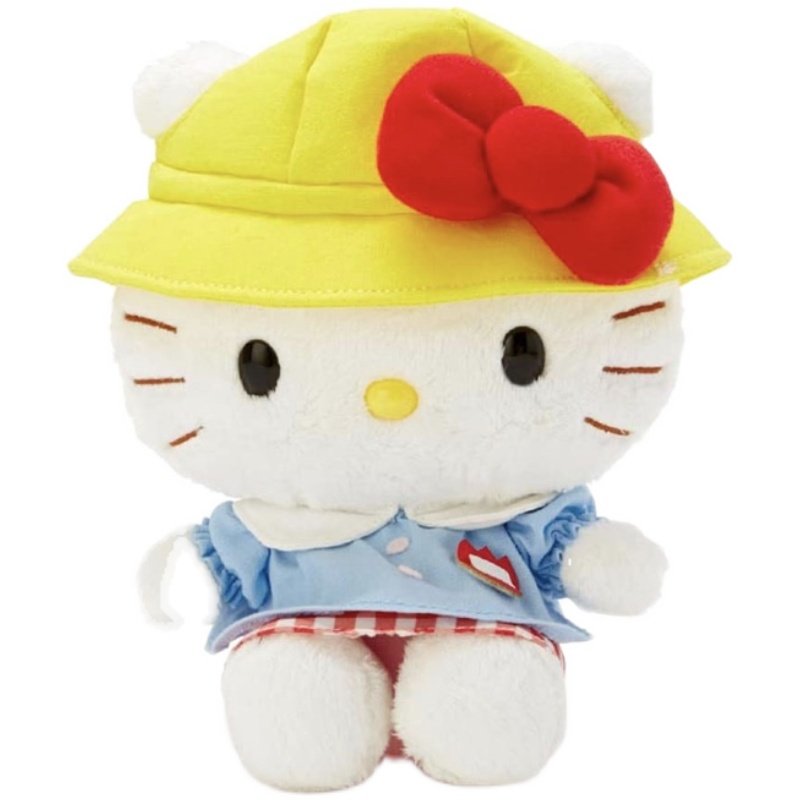 日本hellokitty原装正版幼稚园凯蒂猫kt可爱公仔玩偶毛绒布艺类玩具