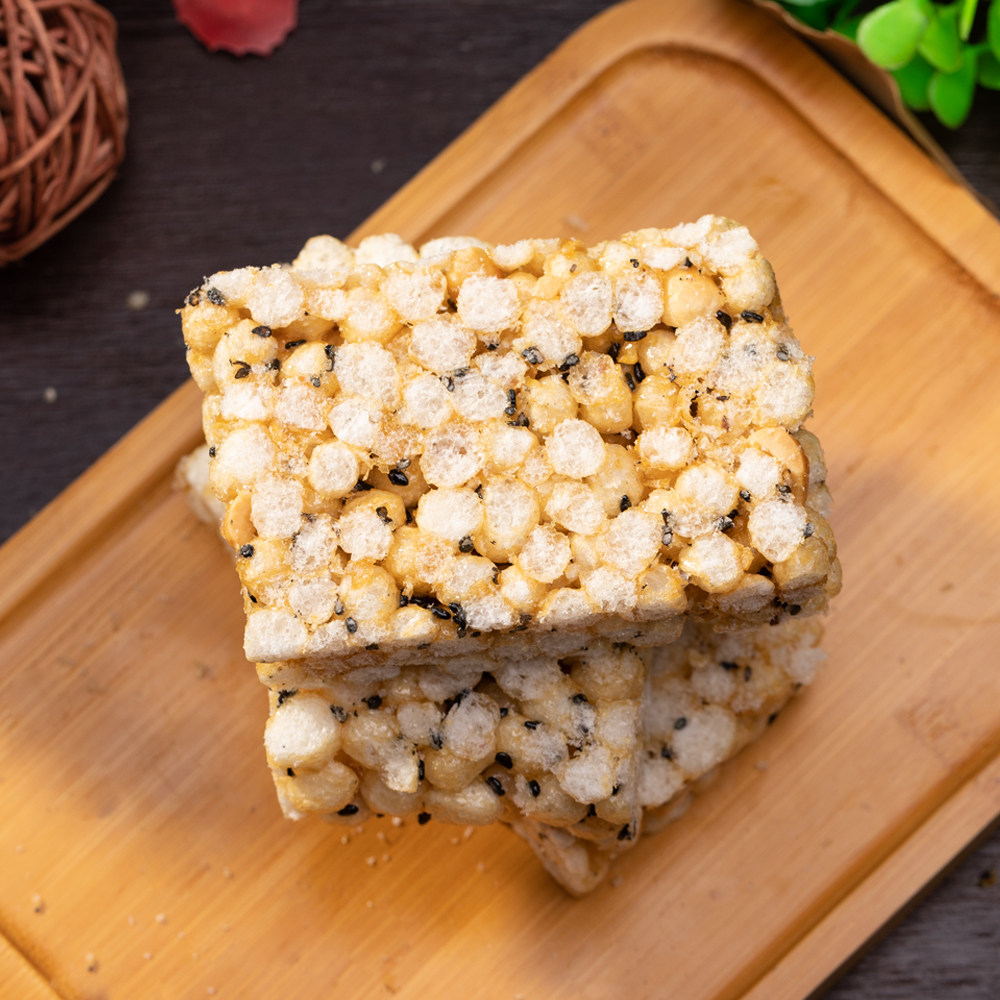 宁波糕点象山手工手工制制作蜂蜜米泡糖米胖糖传统中式糕点