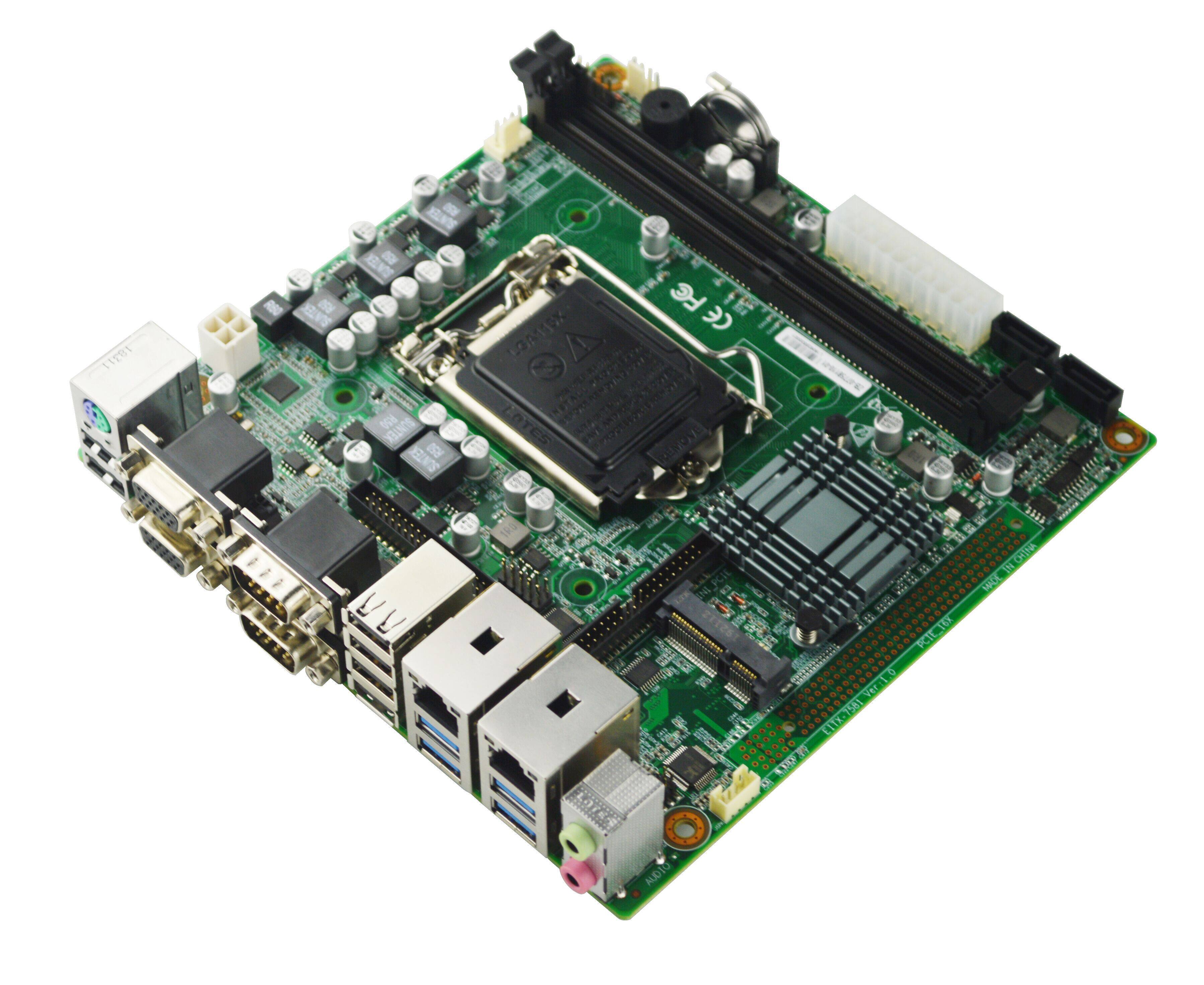 eipeitx-7581支持六代七代1151针处理器工业服务器工控机主板