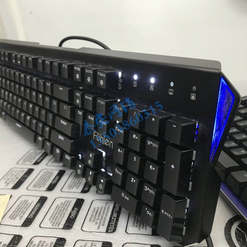 富勒紫光光轴潜行者征服者fl毁灭破坏者机械键盘键盘