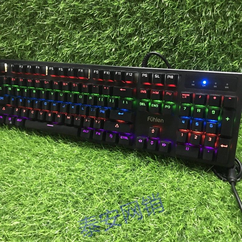 富勒紫光光轴潜行者征服者fl毁灭破坏者机械键盘键盘