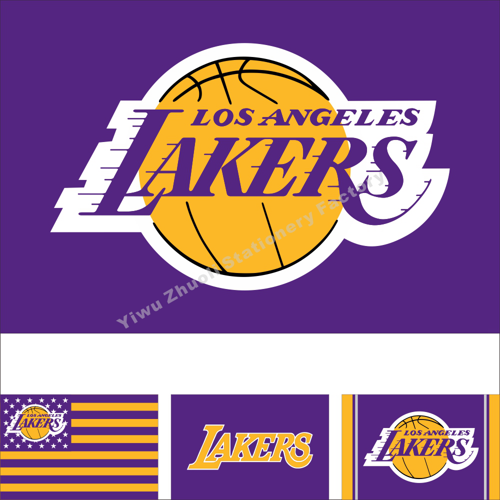 nba洛杉矶湖人队旗帜美国篮球篮球队队旗losangeles