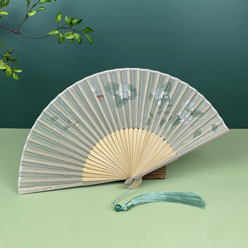 扇子古风折扇中国国风夏季便携古代汉服折叠扇子