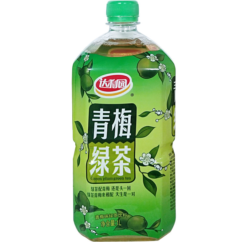 达利园青梅绿茶1l9瓶果味茶饮料瓶装茶饮料
