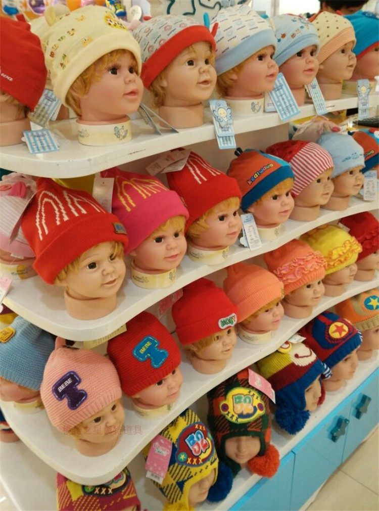 头模儿童包邮宝宝婴儿小孩头部模型帽子假发服装模特