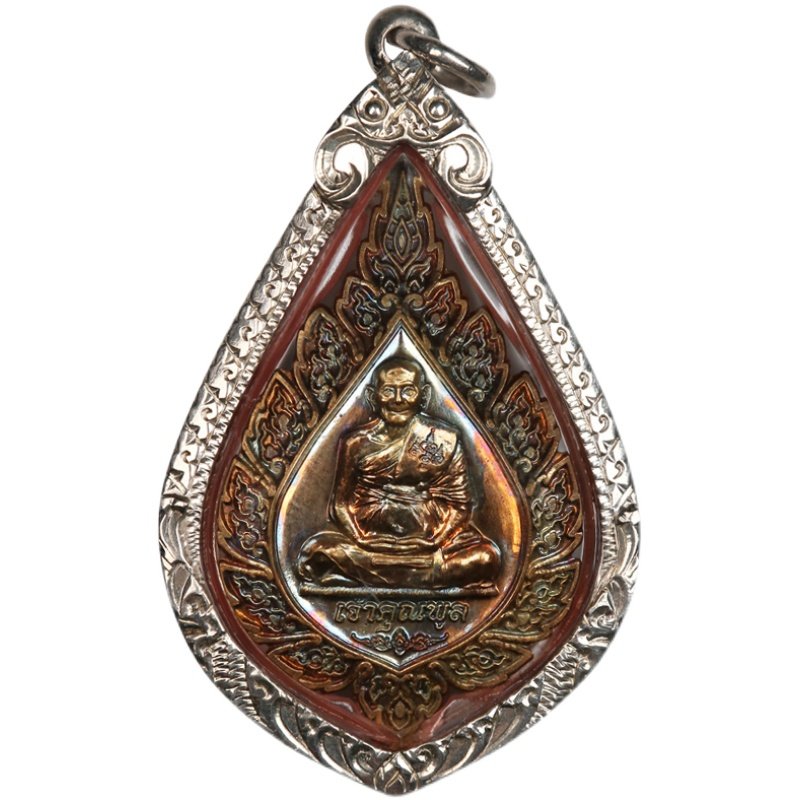 泰国佛牌真品龙婆判2547年自身伦昭坤宝宝扇九宝泰国特色