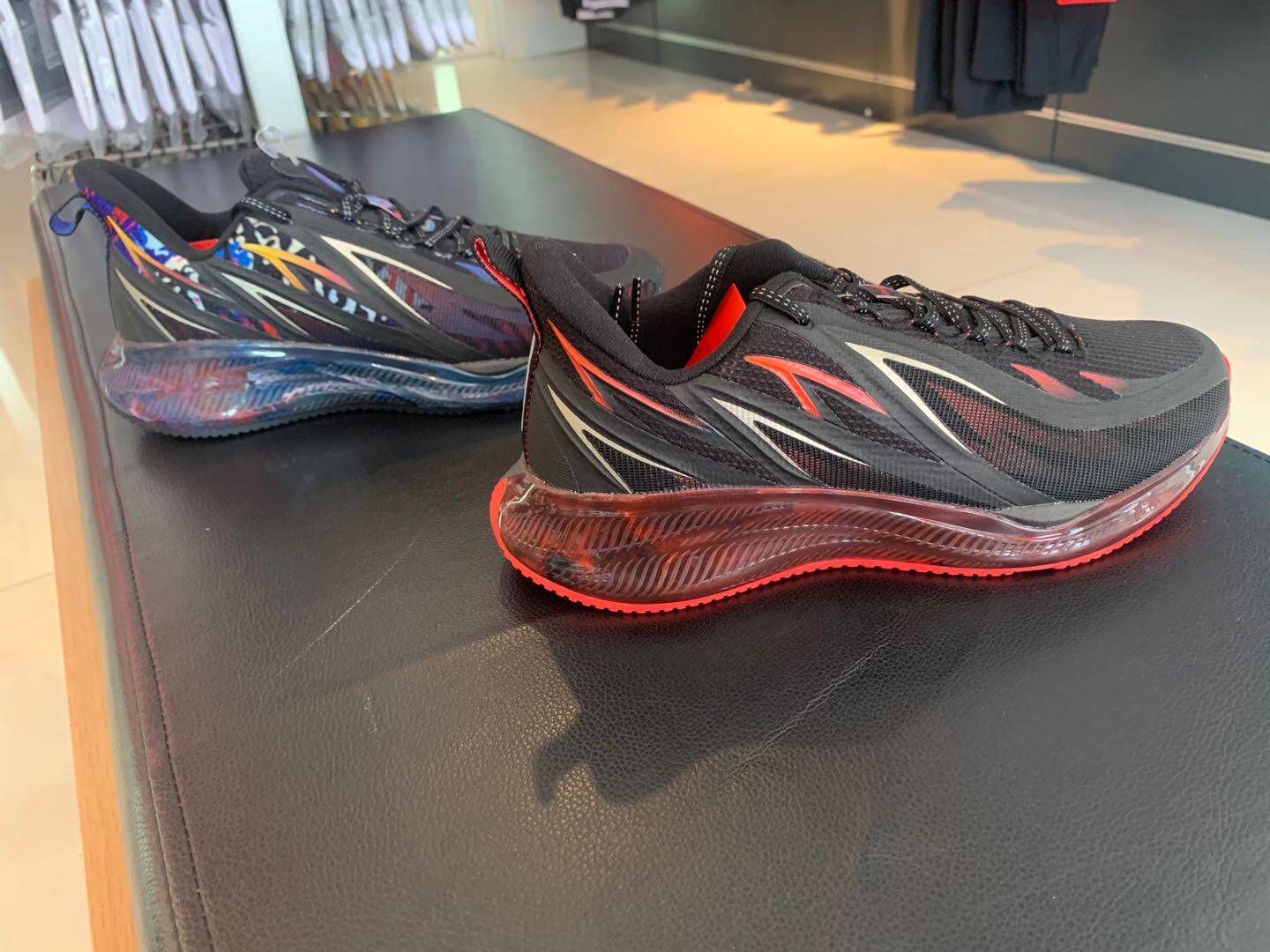 特步风火23代男鞋2020冬季新款网面跑步休闲跑步鞋