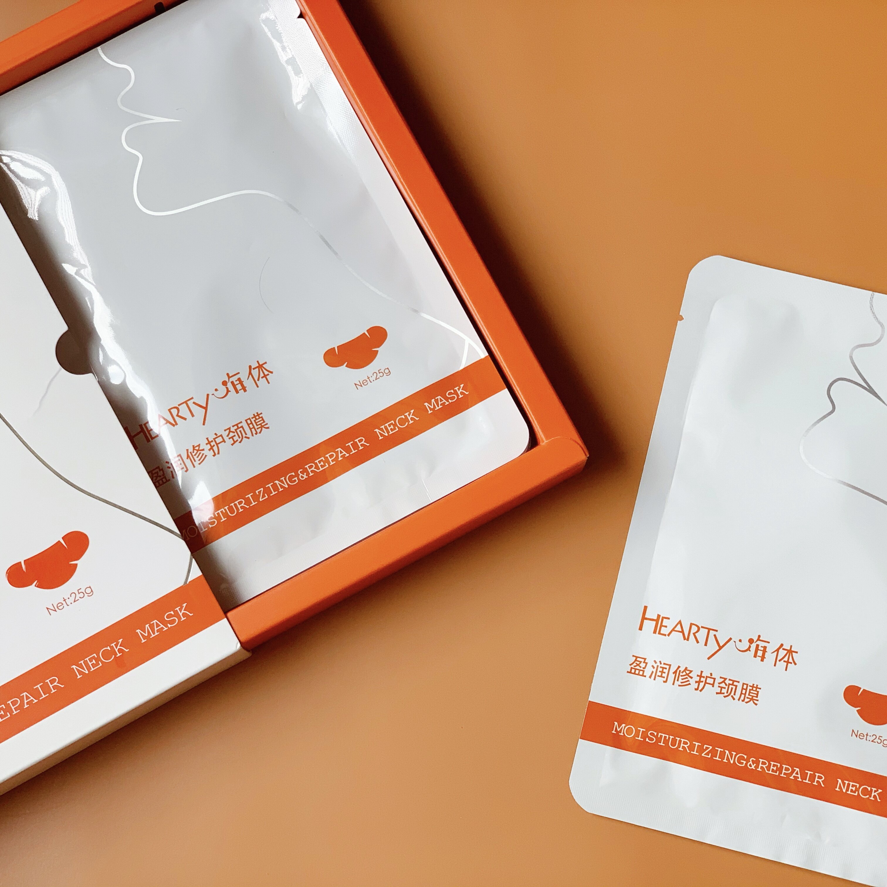 颈膜拍下惊喜包邮颈纹不再再有嗨体hearty盈润颈膜