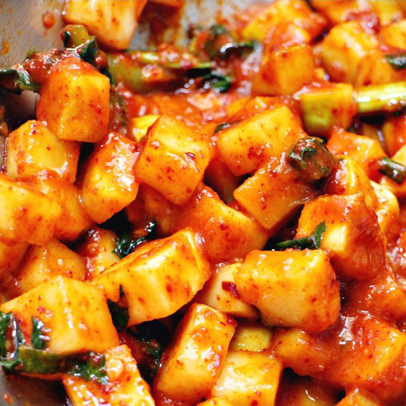 延边朝鲜族本地地窖萝卜450g韩国腌制泡菜小菜腌制