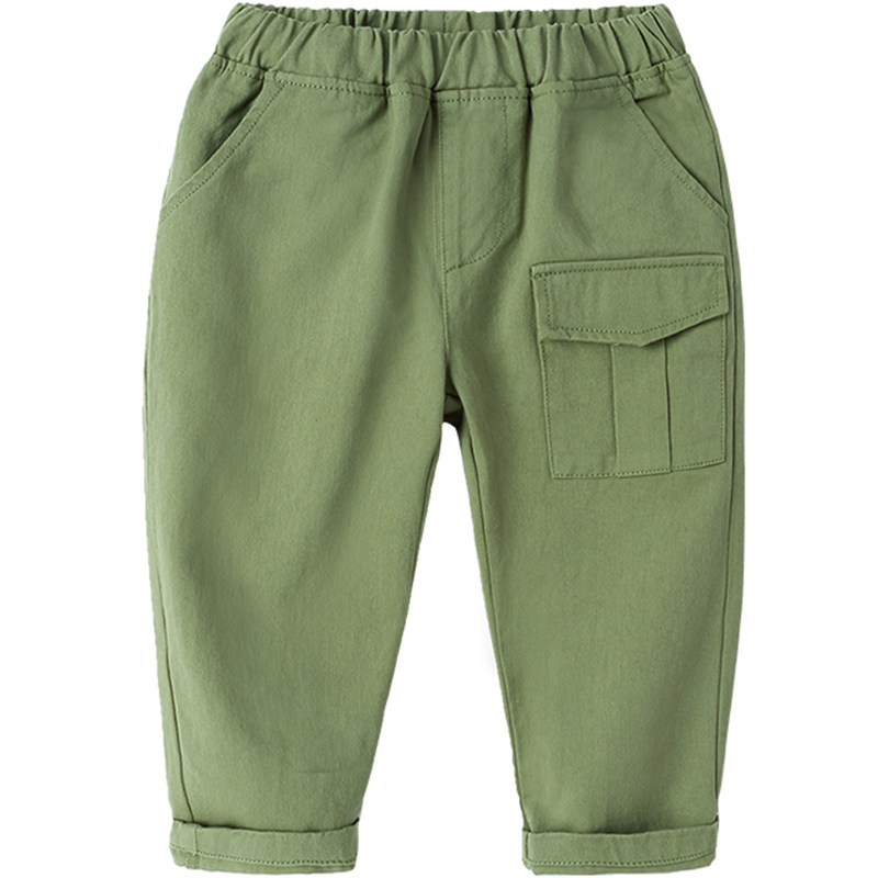 儿童休闲裤纯棉春秋宝宝长裤洋气小童童装衣服裤子