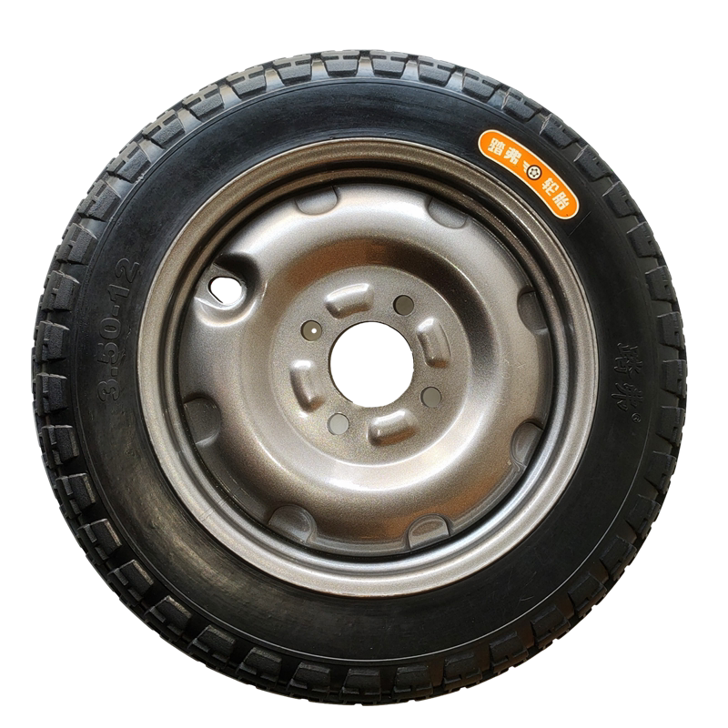 电动三轮车300840012350104008防扎充气实心轮胎电动车外胎