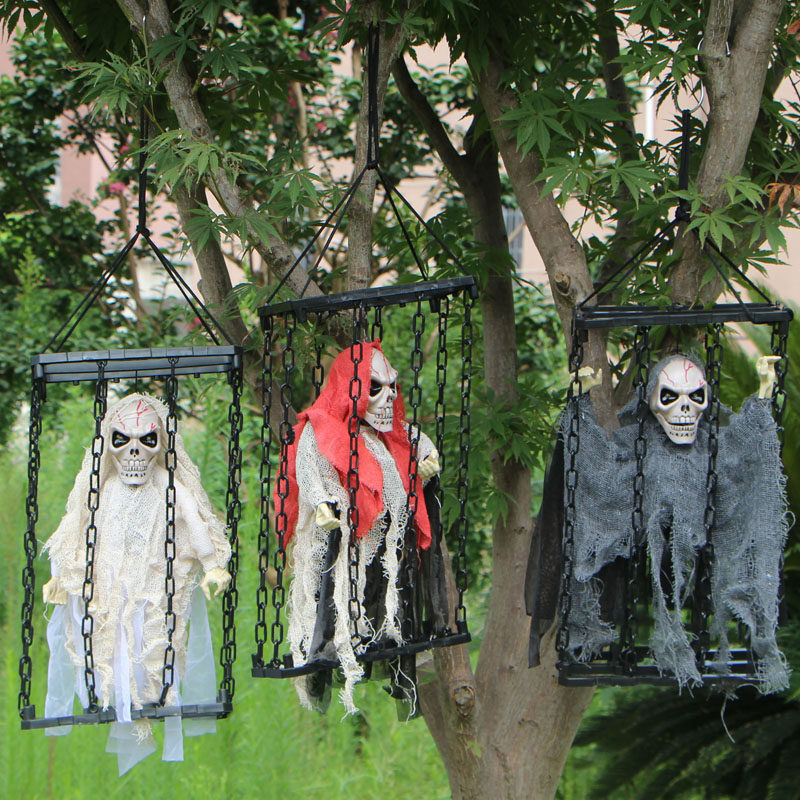 万圣节鬼屋恐怖道具整蛊玩具红外感应发光发声其它