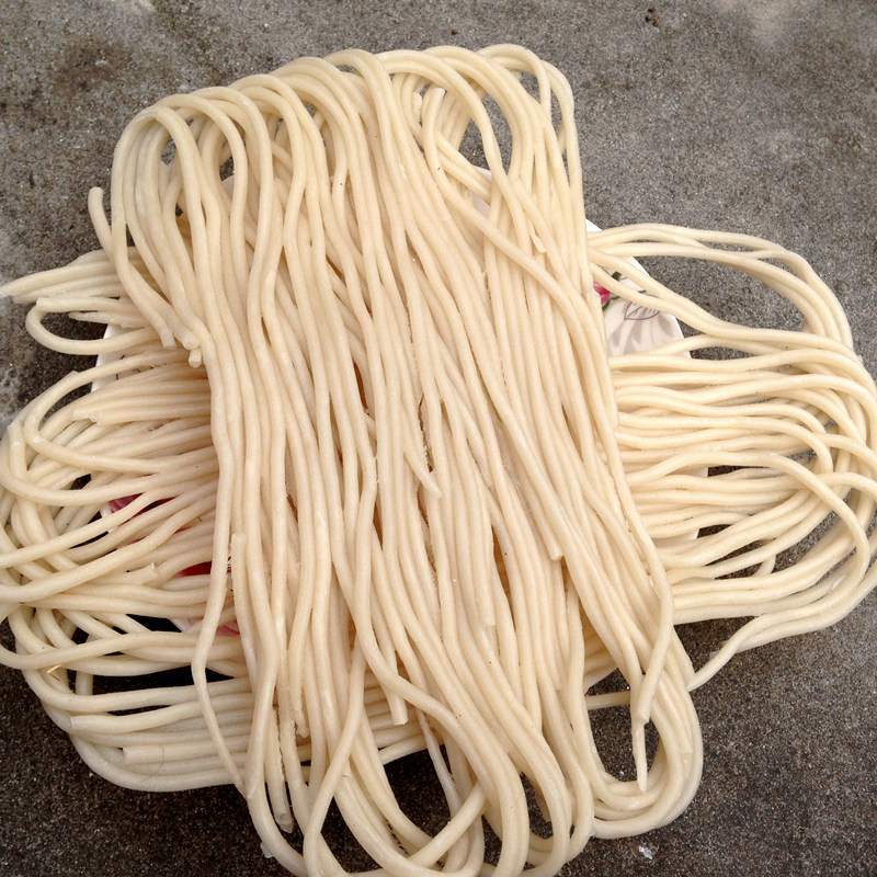 米面安徽枞阳特产农家手工筒子面条圆米排骨大米