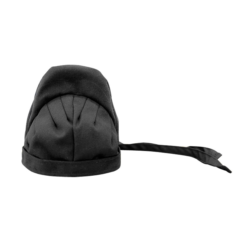 承夏汉服配饰软式幞头唐巾唐制帽帽子黑色儒巾帽子