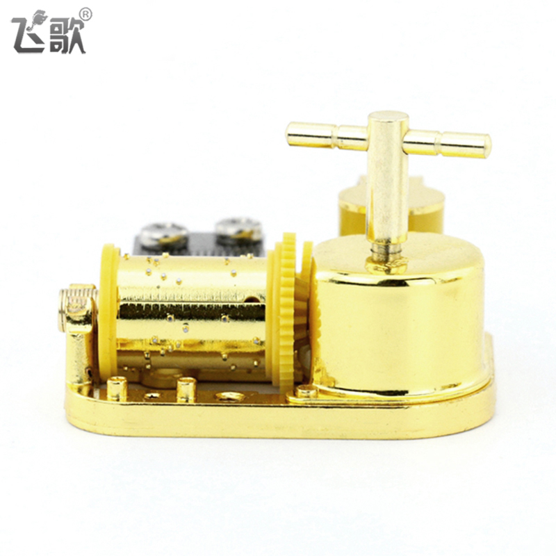 韵升顶部发条音乐盒八音盒机芯diy组装维修配件音乐盒