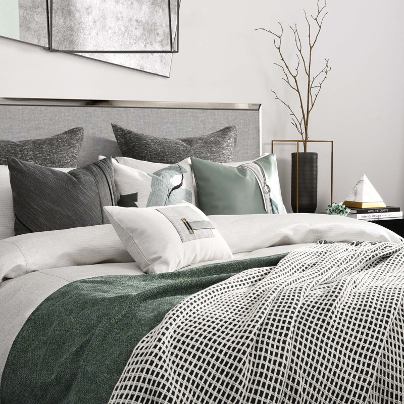 床品四件件套样板床上用品北欧简约现代纯棉被套床品套件