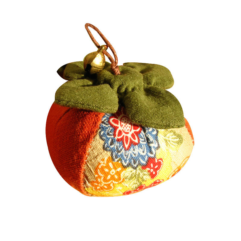 布艺柿子手工diy材料包拼布事事如意家居摆件缝纫diy材料套装