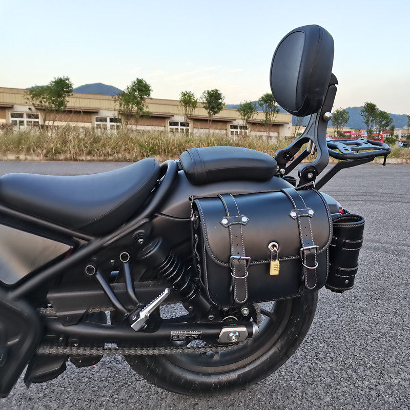 适配本田cm300折叠靠背叛逆者rebelcm500快拆边包摩托车尾箱