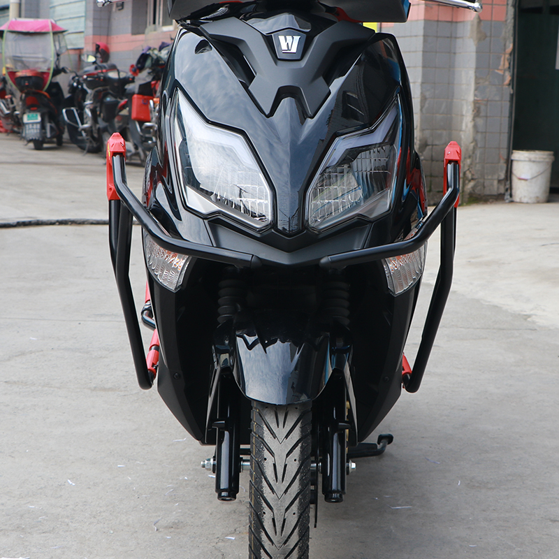 适配城市之鹰豪爵afr125护杠改装件防摔架踏板车摩托车保险杠