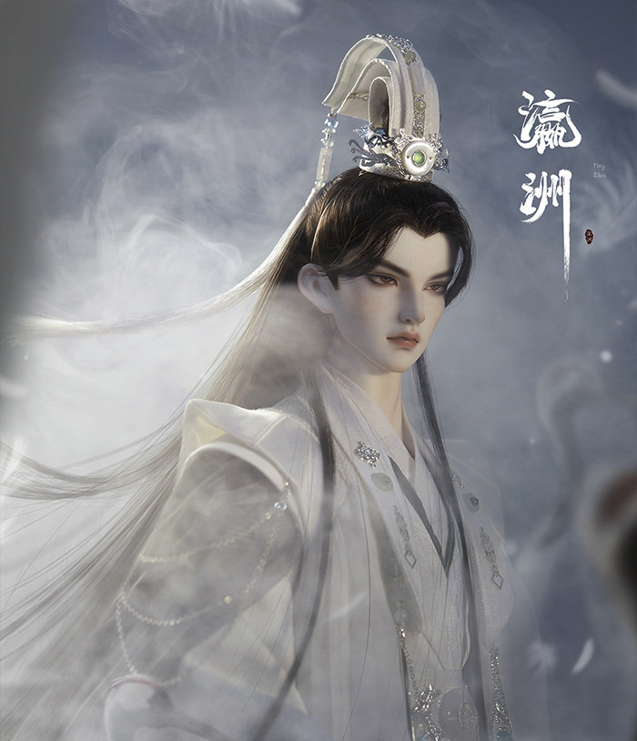 bjd龙魂3男瀛洲素头单头不单展示bjd娃娃