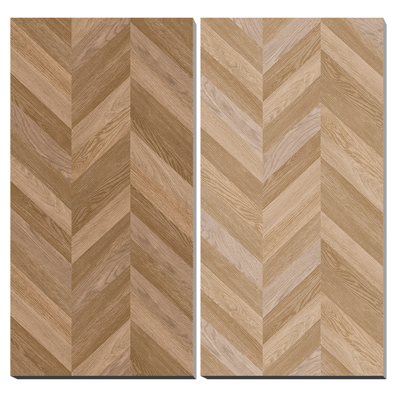 人字鱼骨木地板亚光瓷砖通体仿实木纹全瓷背景通体砖