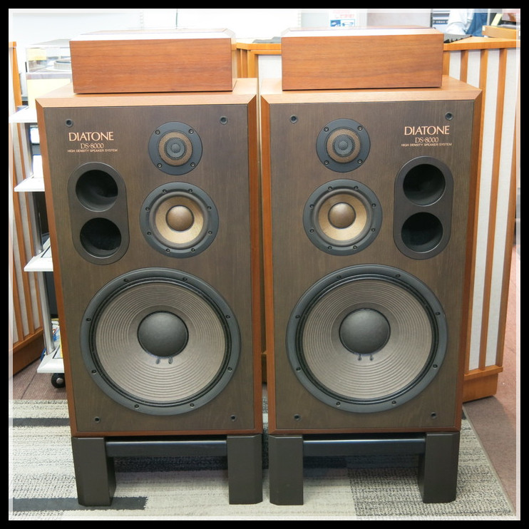 二手原装日本进口大通diatoneds-8000发烧15寸旗舰hifi音箱