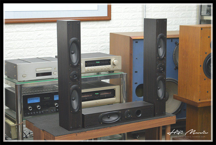 二手原装国产精品cav丽声sp100s80发烧中置hifi音箱