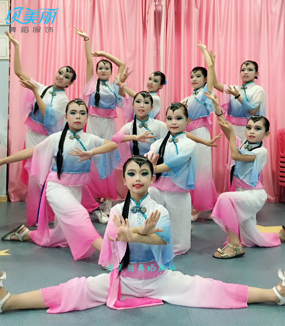 月愿舞蹈演出服小荷风采儿童表演演出服装女童儿童演出服