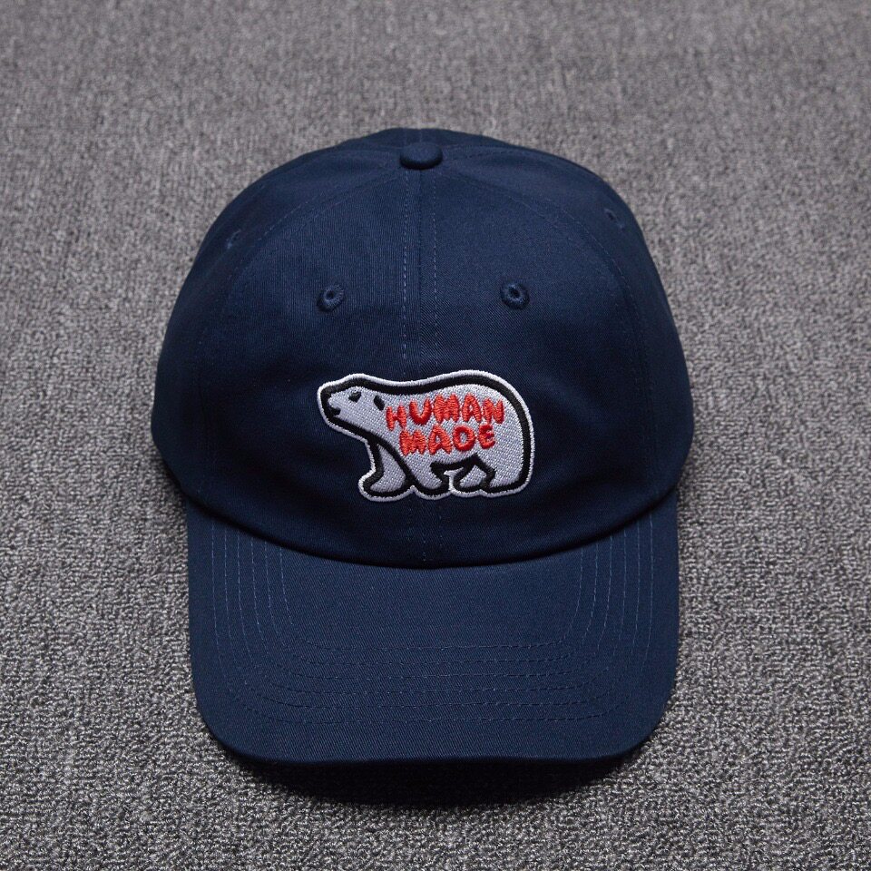 国内现货humanmade20aw新款北极熊情侣棒球帽ins帽子