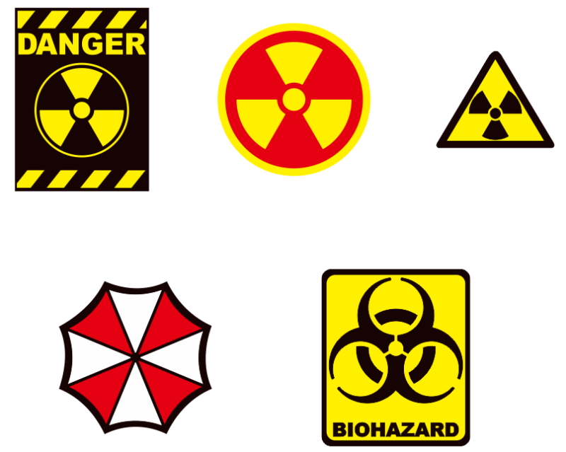 贴纸清仓甩卖核辐射标志反光单车自行车山地车贴自行车贴纸