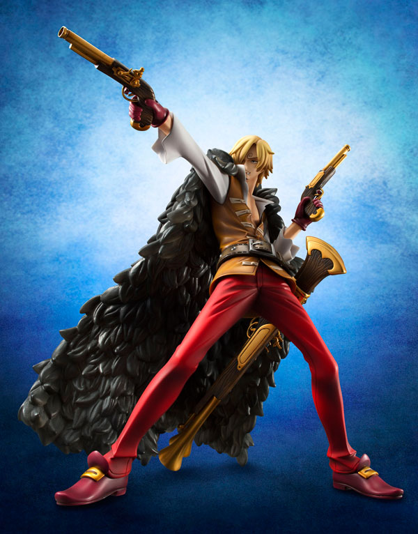 热血玩具模型手办海贼王山治香吉士战斗服版popmegahouse